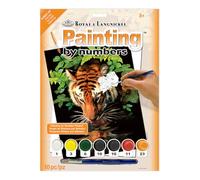 Royal & Langnickel Paint by Number - Juego de pintura (27,9 x 38,1 cm), diseño de tigre bebiendo