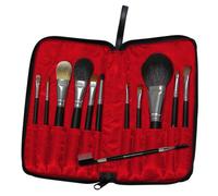 Royal & Langnickel Seda Pro cepillo cosmético del maquillaje Establecer como estuche de viaje con cremallera, 1 Set