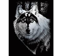 Royal & Langnickel SILF28 - Lamina para grabado deseno de lobo dragón