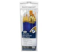 Royal & Langnickel Super Value - Set de brochas doradas, 10 piezas