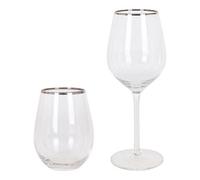 Royal Leerdam Set de Vaso y Copa Sylvan Cristal 8 Unidades
