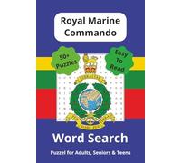 Royal Marine Commando Word Search: Puzzle Book, Easy To Read, 110 Pages 55 Puzzles 6x9 Inch