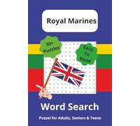 Royal Marine Commando Word Search: Puzzle Book, Easy To Read, 110 Pages 55 Puzzles 6x9 Inch