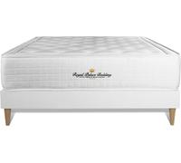 Royal palace bedding Somier blanco + colchón con espuma viscoelástica 140 x 200