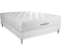 Royal palace bedding Somier blanco + colchón con espuma viscoelástica 150 x 200