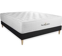 Royal palace bedding Somier negro + colchón con espuma viscoelástica 150 x 190