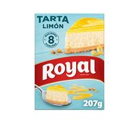 Royal Pastel Mousse de Limón, Preparado en Polvo Sin Horno 8 Raciones, Pack 207 g