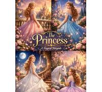 Royal Princess Coloring Book: Easy Black and White Coloring Pages for Kids Ages 3-16