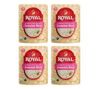 Royal Ready To Heat Arroz, paquete de 4, jazmín blanco