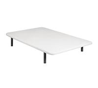 ROYAL SLEEP, Base tapizada Blanca Reforzada 105x190, Tejido 3D Transpirable con 4 Patas y Montaje Incluido, 3 años de garantía