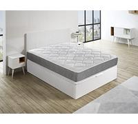 ROYAL SLEEP Colchón de Muelles Ensacados con Viscoelástica | Hilo de Carbono Efecto Antiestrés y Biocerámico | Efecto Regenerador | Confort Alto | Firmeza Media-Alta | 150x190 | Ceramic Pocket