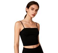 ROYAL SMEELA Camiseta Sin Mangas Mujer Camisola para Mujeres Camisetas Top Tirantes de Seda Leche Básica Sólida