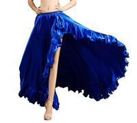 ROYAL SMEELA Falda de Danza del Vientre para Mujer Ropa Danza Oriental Falda Danza Oriental satín Faldas Danza Vientre Mujer Traje Danza del Vientre Falda Danza del Vientre Larga Traje Danza Vientre