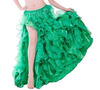ROYAL SMEELA Faldas para Danza del Vientre,Falda Baile del Vientre Mujer,Falda Larga Danza del Vientre Sexy,Falda Baile Vientre Hendidura,Traje de Bailarina del Vientre,Vestuario Danza del Vientre