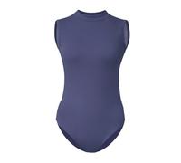 ROYAL SMEELA Traje de Baile Mujer sin Mangas ni Espalda Body y Ballet con Cuello Alto Adultos - Elegante Maillot del Danza Sexy para Bailarinas