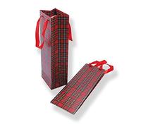 Royal Stewart Paper Bottle Gift Bag
