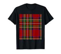 Royal Stewart Tartan - Camiseta con diseño de reina Isabel II Punk Camiseta
