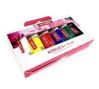 Royal Talens - Arte Creation - Pintura Acrílica Set - 6 X 75ml Tubos Colores