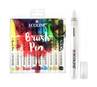 Royal Talens Ecoline Liquid Watercolour Drawing Painting Brush Pens -