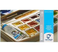 Royal Talens Van Gogh Acuarela Plástico Caja 18 Medio Bandejas 2x10ml Tubos