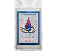 ROYAL THAI RICE - Arroz Sticky - 4,5 kg, 1 unidad | Arroz de grano redondo, origen Tailandia - ideal para postres asiáticos, mochi y platos tradicionales