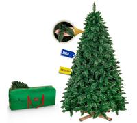 Royal Trees Árbol de Navidad artificial de 220 cm - Pino forestal artificial con 817 puntas, pino denso grande, incluye soporte de madera estable y práctica bolsa de almacenamiento