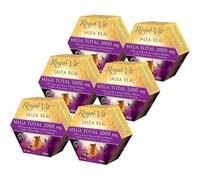 Royal-Vit Mega Total 2000mg - Mega Pack 6 x 20 Viales - 120 Días - Complemento Alimenticio con Reishi, Shiitake, Azafrán, Aminoácidos y Vitaminas - Ayuda a Reducir la Fatiga y el Cansancio