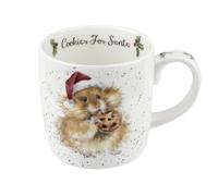 Royal Worcester Wrendale Designs - Taza de 14 onzas (galletas para Santa)