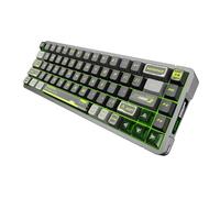 ROYALAXE X68 Teclado para juegos con interruptor magnético con cable, teclas Mecha PBT, estructura montada en bandeja E-Sports, retroiluminación RGB, efecto Hall, disparador rápido, teclado mecánico