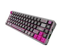 ROYALAXE X68 Teclado para juegos con interruptor magnético con cable, teclas Mecha PBT, estructura montada en bandeja E-Sports, retroiluminación RGB, efecto Hall, disparador rápido, teclado mecánico