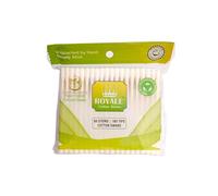 Royale - Bastoncillos de algodón para limpiar alrededor de las orejas, nariz o ombligo del bebé, aplicador de maquillaje y belleza y extracción, seguro y suave, 80 varillas (paquete de 12), color