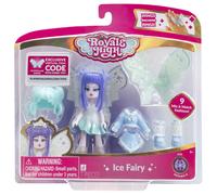 Royale High 3 Ice Fairy Fashion Doll - 1 Figura con 9 accesorios de moda - Cdigo de artculos virtuales incluido - Serie 2 - edades 5+