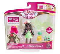 Royale High 3 Nature Fairy Fashion Doll - 1 Figura con 9 accesorios de moda - Cdigo de artculos virtuales incluido - Serie 2 - edades 5+