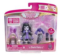 Royale High Muñeca de moda Dark Fairy de 3 pulgadas, 1 figura con 9 accesorios de moda, código de artículo virtual incluido, serie 2, a partir de 5 años