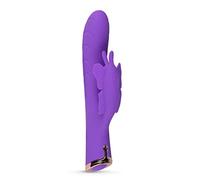 Royals The Princess Butterfly Vibrator, Tarzán Vibrador, Vibradores para mujeres, Estimulación del clítoris, 3 modos de vibración y 7 patrones de vibración, Impermeable, 2 motores, Morado