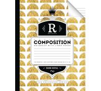 Royalty: Designer Composition Notebook with Lined Paper: 100 Sheets, 200 Custom Lined Pages, 8.5 inches x 11 inches, w/ Conversion Table, Periodic Table and Maps