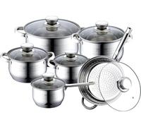 ROYALTY LINE 5407004740690, Batterie de cuisine avec couvercle y distante 12 pcs