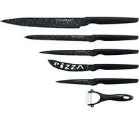 ROYALTY LINE RL-MB5N - Juego de cuchillos (acero inoxidable, revestimiento antiadherente, 6 unidades)