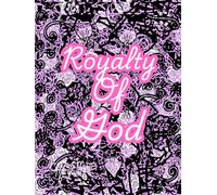 Royalty Of God, Intricate And Ethereal, Purple And Pink, Bible Journal, 200 Unlined, Star Detailed Page, 8x11, Hardcover Journal, Art Pad, Sketchbook, ... By: Artist Mary Elisabeth Linder @ MaryEMade