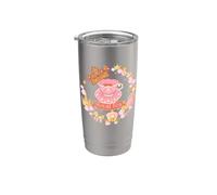 Royalty Pun Inglés Tea Party Tea Lovers Funny Vaso térmico de acero inoxidable de doble pared