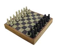 RoyaltyRoute de ajedrez de mármol de Rajasthan conjunto de arte de piedra únicos conjuntos de ajedrez y juego de mesa tradicional conjunto 25 x 25 cm