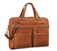 ROYALZ maletín para portátil de cuero para hombre maletín bandolera San Francisco maletín para portátil de 14 pulgadas maletín de negocios vintage