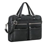 ROYALZ maletín para portátil de cuero para hombre maletín bandolera San Francisco maletín para portátil de 14 pulgadas maletín de negocios vintage