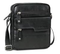 ROYALZ "Oregon Bandolera Hombre Piel Pequeña - Bolso Hombre de Piel Auténtica Vintage, Bolso Bandolera Hombre Compacto, Bolso Cruzado Hombre, Bolso Messenger de Cuero