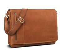 ROYALZ Titel alt New Jersey Maletin Portatil 13-15.6 pulgadas Cuero Auténtico - Bolso Ordenador Portátil Hombre - Gran Bolso de Hombro