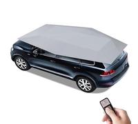 RoyceBee Carpa para Coche Totalmente AutomáTica, Carpa PortáTil con Sombrilla, Cubierta para Cochera MóVil, Toldo Protector Plegable para Coche, Parasol, Refugio a Prueba de Viento,B-4.8m/15.7ft