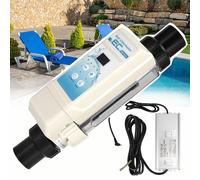 RoyceBee Clorinador de Sal para Piscina, Generador de Cloro Salino, 8/12/16/20 g/h de Producción, Ideal para Piscinas de hasta 26400 Galones, SPA y Jacuzzis 80M3/16g/hr