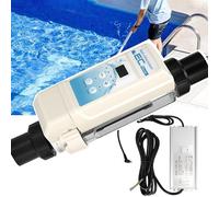 RoyceBee Generador de Clorador de Sal para Piscinas Saladas, Clorinador con Salida 8-20 g/h, Adecuado para Piscinas de 10600 a 26400 Galones, SPA y Bañeras 60M3/12g/hr