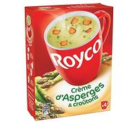 Royco - Minuto Crema Sopa De Espárragos Y Crutones De 60G - Lot De 4 - Precio Por Lote - Entrega Rápida