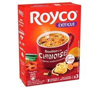 Royco Royco Minute Soup Caldo al estilo chino, 3 bolsas de 20 cl, 47 g, 3 unidades